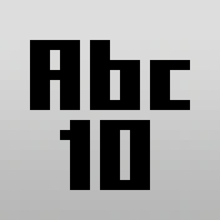 Minecraft Ten Font