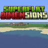 Superflat Dimensions